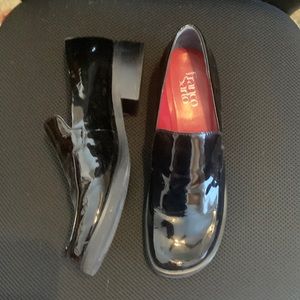Franco Sarto Bocca patent leather loafer, almost new, no wear marks.